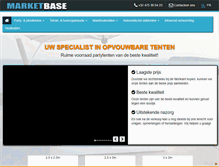 Tablet Screenshot of marketbase.be